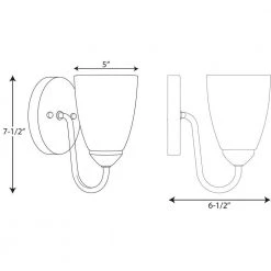 Gather Collection 1-Light Antique Bronze Etched Glass Traditional Bath Vanity Light by Progress Lighting -Progress Lighting Shop antique bronze progress lighting wall sconces p2706 20 76 1000