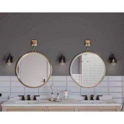 Tilley Collection 1-Light Antique Bronze Coastal Bath Vanity Light by Progress Lighting -Progress Lighting Shop antique bronze progress lighting wall sconces p300042 020 1f 1000