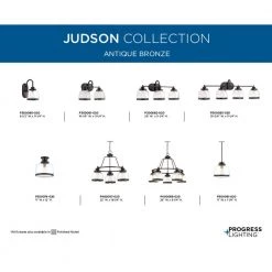 Judson Collection 1-Light Antique Bronze Clear Glass Farmhouse Bath Vanity Light by Progress Lighting -Progress Lighting Shop antique bronze progress lighting wall sconces p300080 020 fa 1000