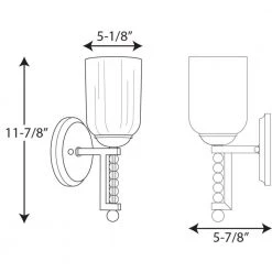 Carlyn Collection 1-Light Antique Bronze Bath Light by Progress Lighting 13 Carlyn Collection 1-Light Antique Bronze Bath Light by Progress Lighting -Progress Lighting Shop antique bronze progress lighting wall sconces p300100 020 31 1000