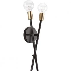 Astra Collection 2-Light Antique Bronze Sconce by Progress Lighting -Progress Lighting Shop antique bronze progress lighting wall sconces p710027 020 c3 1000