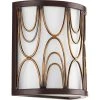 Cirrine Collection 1-Light Antique Bronze Wall Sconce with Etched White Glass by Progress Lighting -Progress Lighting Shop antique bronze progress lighting wall sconces p7149 20 64 1000