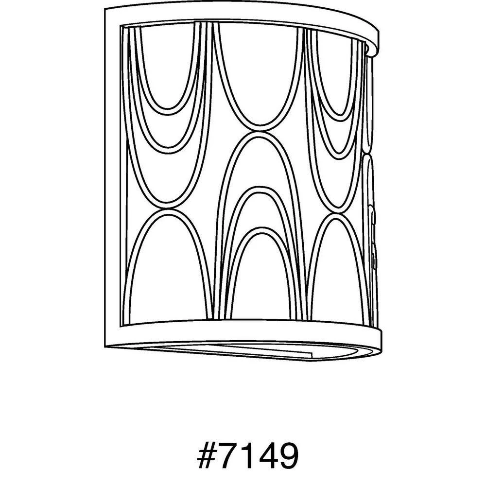 Cirrine Collection 1-Light Antique Bronze Wall Sconce with Etched White Glass by Progress Lighting 4 Cirrine Collection 1-Light Antique Bronze Wall Sconce with Etched White Glass by Progress Lighting - Image 2