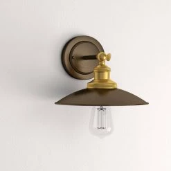 Archives Collection 1-Light Antique Bronze Wall Sconce with Metal Shade by Progress Lighting 15 Archives Collection 1-Light Antique Bronze Wall Sconce with Metal Shade by Progress Lighting -Progress Lighting Shop antique bronze progress lighting wall sconces p7156 20 31 1000