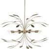 Mariposa 8-Light Antique Gold Luxe Pendant Hanging Light by Progress Lighting -Progress Lighting Shop antique gold progress lighting chandeliers p500416 168 64 1000