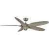 Mesilla 60 in. Indoor 5-Blade White Barnwood/Antique Nickel DC Motor Urban Industrial Ceiling Fan with Remote Control by Progress Lighting -Progress Lighting Shop antique nickel progress lighting ceiling fans without lights p250073 081 64 1000