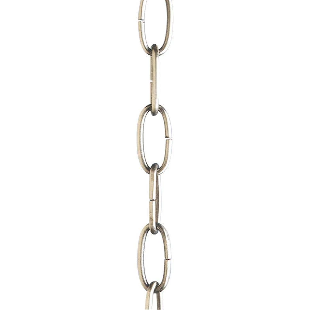 Antique Nickel 9-Gauge Accessory Chain by Progress Lighting 3 Antique Nickel 9-Gauge Accessory Chain by Progress Lighting
