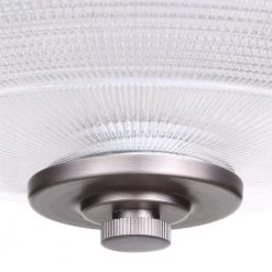 Archie Collection 2-Light Antique Nickel Flush Mount with Clear Prismatic Glass by Progress Lighting 9 Archie Collection 2-Light Antique Nickel Flush Mount with Clear Prismatic Glass by Progress Lighting -Progress Lighting Shop antique nickel progress lighting flush mount lights p3740 81 1d 1000