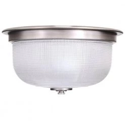 Archie Collection 2-Light Antique Nickel Flush Mount with Clear Prismatic Glass by Progress Lighting 11 Archie Collection 2-Light Antique Nickel Flush Mount with Clear Prismatic Glass by Progress Lighting -Progress Lighting Shop antique nickel progress lighting flush mount lights p3740 81 c3 1000