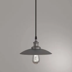 Archives Collection 1-Light Antique Nickel Pendant with Metal Shade by Progress Lighting -Progress Lighting Shop antique nickel progress lighting pendant lights p5161 81 a0 1000