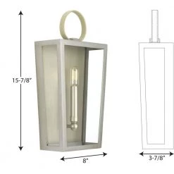 Jeffrey Alan Marks Point Dume Collection Shearwater Antique Nickel Wall Sconce by Progress Lighting 7 Jeffrey Alan Marks Point Dume Collection Shearwater Antique Nickel Wall Sconce by Progress Lighting -Progress Lighting Shop antique nickel progress lighting wall sconces p710066 081 1f 1000