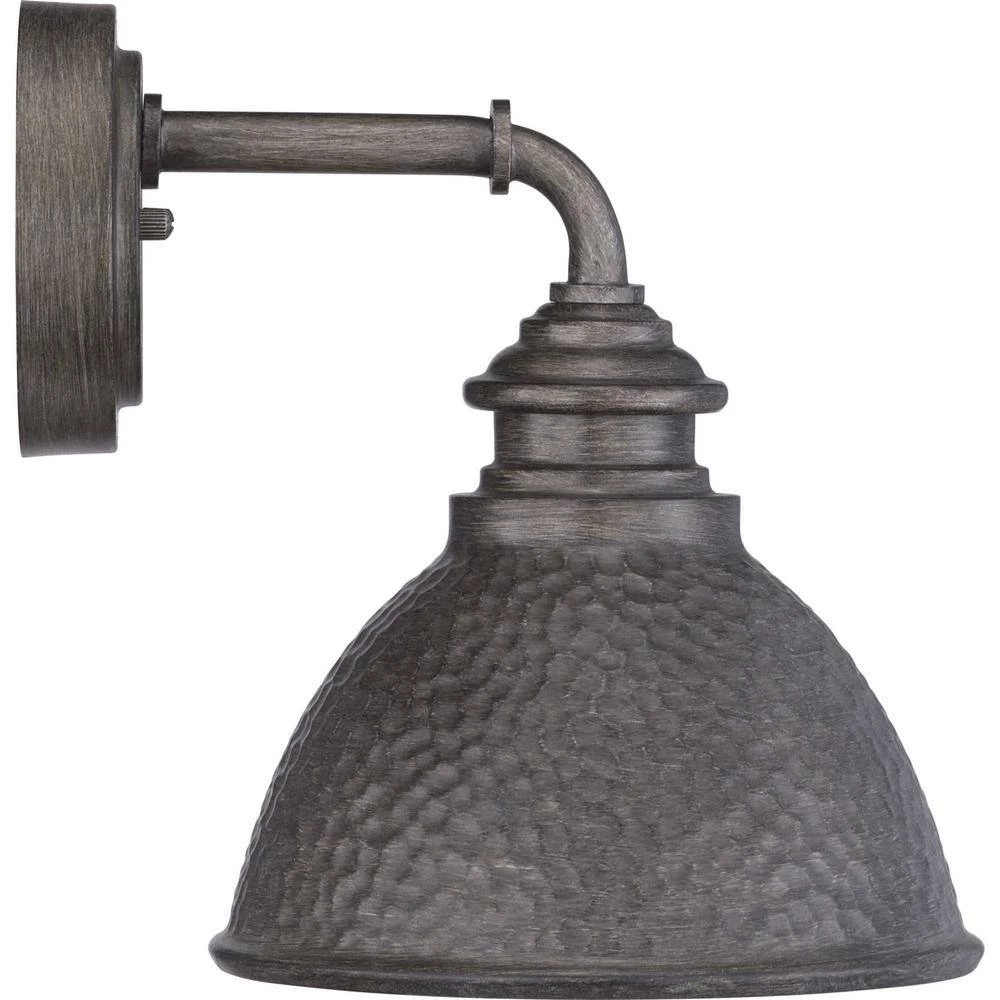 Englewood Collection 1-Light Antique Pewter Farmhouse Outdoor Small Wall Lantern Light by Progress Lighting 8 Englewood Collection 1-Light Antique Pewter Farmhouse Outdoor Small Wall Lantern Light by Progress Lighting - Image 6
