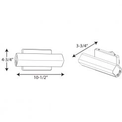 Wedge Collection 15-Watt Architectural Bronze Integrated LED Linear Bathroom Vanity Light with Glass Shades by Progress Lighting -Progress Lighting Shop architectural bronze progress lighting vanity lighting p2779 12930k9 a0 1000