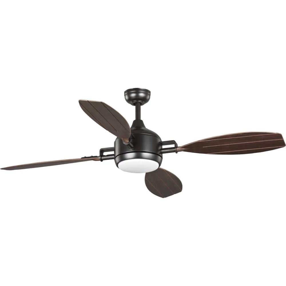 Rudder 56 in. Architectural Bronze Ceiling Fan by Progress Lighting 3 Rudder 56 in. Architectural Bronze Ceiling Fan by Progress Lighting