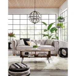 Keowee Collection 24.13 in. 6-Light Artisan Iron Orb Chandelier with Elm Wood Accents by Progress Lighting 16 Keowee Collection 24.13 in. 6-Light Artisan Iron Orb Chandelier with Elm Wood Accents by Progress Lighting -Progress Lighting Shop artisan iron progress lighting chandeliers p400129 148 40 1000