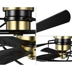 Loring 32 in. Black Ceiling Fan by Progress Lighting 13 Loring 32 in. Black Ceiling Fan by Progress Lighting -Progress Lighting Shop black progress lighting ceiling fans without lights p250006 031 4f 1000