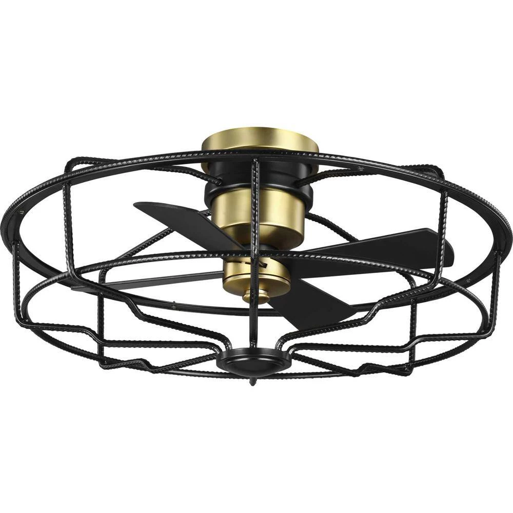 Loring 32 in. Black Ceiling Fan by Progress Lighting 5 Loring 32 in. Black Ceiling Fan by Progress Lighting - Image 3