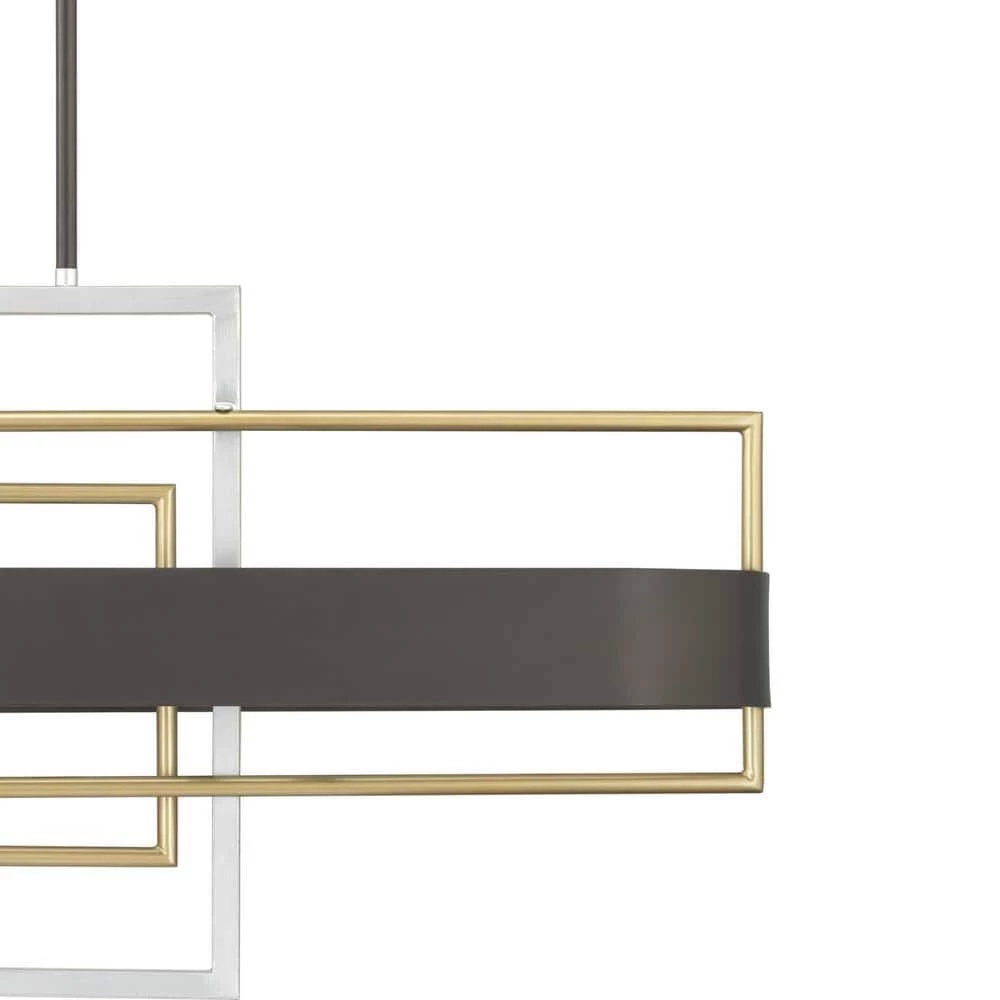 Adagio Collection 6-Light Matte Black Luxe Chandelier Light by Progress Lighting 6 Adagio Collection 6-Light Matte Black Luxe Chandelier Light by Progress Lighting - Image 4