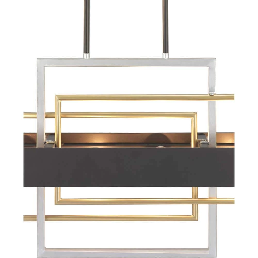 Adagio Collection 6-Light Matte Black Luxe Chandelier Light by Progress Lighting 5 Adagio Collection 6-Light Matte Black Luxe Chandelier Light by Progress Lighting - Image 3