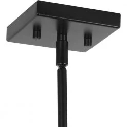 Chadwick Collection 3-Light Matte Black Etched Opal Glass Modern Linear Chandelier Light by Progress Lighting -Progress Lighting Shop black progress lighting chandeliers p400225 031 c3 1000