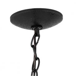 Five-Light Textured Black White Candles Traditional Chandelier Light by Progress Lighting -Progress Lighting Shop black progress lighting chandeliers p4008 31 66 1000