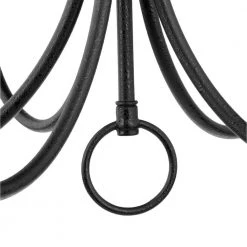 Five-Light Textured Black White Candles Traditional Chandelier Light by Progress Lighting -Progress Lighting Shop black progress lighting chandeliers p4008 31 77 1000