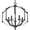 Greyson Collection 5-Light Matte Black Farmhouse Chandelier Light by Progress Lighting 2 Greyson Collection 5-Light Matte Black Farmhouse Chandelier Light by Progress Lighting -Progress Lighting Shop black progress lighting chandeliers p4710 31 64 1000