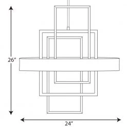 Adagio Collection 6-Light Black Pendant by Progress Lighting -Progress Lighting Shop black progress lighting chandeliers p500174 031 31 1000