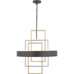 Adagio Collection 6-Light Black Pendant by Progress Lighting -Progress Lighting Shop black progress lighting chandeliers p500174 031 4f 1000