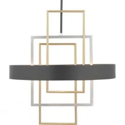Adagio Collection 6-Light Black Pendant by Progress Lighting
