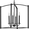 Winslett 4-Light Black Foyer Pendant by Progress Lighting -Progress Lighting Shop black progress lighting chandeliers p500240 031 64 1000