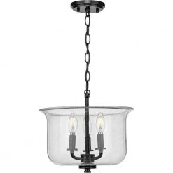 Winslett 13.75 in. Black 3-Light Semi-Flush Mount Convertible by Progress Lighting 18 Winslett 13.75 in. Black 3-Light Semi-Flush Mount Convertible by Progress Lighting -Progress Lighting Shop black progress lighting flush mount lights p350153 031 fa 1000