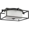 Chadwick 15-3/8 in. 2-Light Black Semi-Flush Mount by Progress Lighting -Progress Lighting Shop black progress lighting flush mount lights p350171 031 64 1000