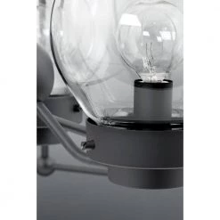 Spatial Collection 3-Light Black Semi-Flush Mount by Progress Lighting -Progress Lighting Shop black progress lighting flush mount lights p400077 031 44 1000