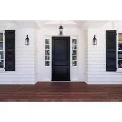 Squire Collection 3-Light Matte Black Clear Glass New Traditional Outdoor Hanging Lantern Light by Progress Lighting -Progress Lighting Shop black progress lighting outdoor chandeliers p550012 031 1d 1000