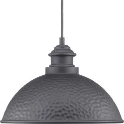 Englewood Collection 1-Light Textured Black Farmhouse Outdoor Hanging Lantern Light by Progress Lighting -Progress Lighting Shop black progress lighting outdoor chandeliers p550032 031 c3 1000