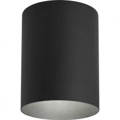 5" Black Outdoor Modern Ceiling Mount Cylinder for Outdoor Spaces by Progress Lighting 15 5" Black Outdoor Modern Ceiling Mount Cylinder for Outdoor Spaces by Progress Lighting -Progress Lighting Shop black progress lighting outdoor flush mount lights p5774 31 1d 1000