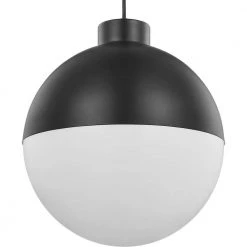 Globe LED 1-Light Black LED Outdoor Pendant Light by Progress Lighting