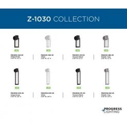 Z-1030 LED Collection 1-Light Textured Black Clear Glass Modern Outdoor Medium Wall Lantern Light by Progress Lighting -Progress Lighting Shop black progress lighting outdoor sconces p560056 031 30 77 1000