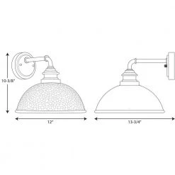 Englewood Collection 1-Light Textured Black Farmhouse Outdoor Medium Wall Lantern Light by Progress Lighting -Progress Lighting Shop black progress lighting outdoor sconces p560098 031 1d 1000