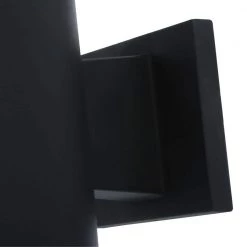 5" Black Outdoor Modern Wall Cylinder for Outdoor Spaces with Up-Down Light Output by Progress Lighting -Progress Lighting Shop black progress lighting outdoor sconces p5675 31 40 1000