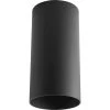Cylinder Collection 6" Black Modern LED Aluminum Outdoor Ceiling Light for Garage, Porch and Entry by Progress Lighting -Progress Lighting Shop black progress lighting outdoor sconces p5741 31 30k 64 1000