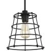 Chambers 1-Light Black Mini-Pendant by Progress Lighting -Progress Lighting Shop black progress lighting pendant lights p500281 031 64 1000