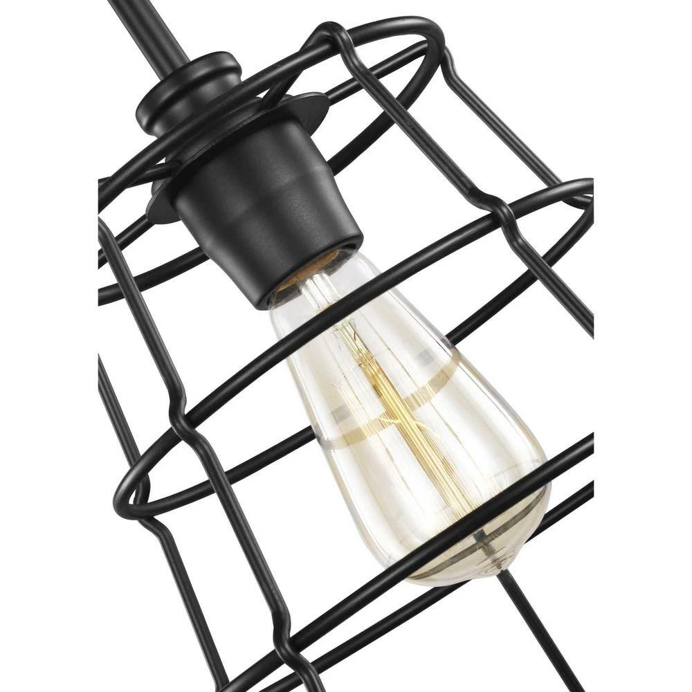 Chambers 1-Light Black Mini-Pendant by Progress Lighting 11 Chambers 1-Light Black Mini-Pendant by Progress Lighting - Image 9