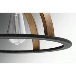 Trestle 1-Light Black Gilded Iron Mini Pendant by Progress Lighting -Progress Lighting Shop black progress lighting pendant lights p5315 71 40 1000