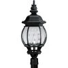 Onion Lantern Collection 4-Light Textured Black Clear Beveled Glass Traditional Outdoor Post Lantern Light by Progress Lighting 2 Onion Lantern Collection 4-Light Textured Black Clear Beveled Glass Traditional Outdoor Post Lantern Light by Progress Lighting -Progress Lighting Shop black progress lighting post lanterns p5401 31 64 1000