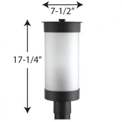 Hawthorne Collection 2-Light Textured Black Etched Seeded Glass Craftsman Outdoor Post Lantern Light by Progress Lighting -Progress Lighting Shop black progress lighting post lanterns p5413 31 c3 1000