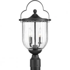 McPherson Collection 2-Light Outdoor Black Post Lamp by Progress Lighting