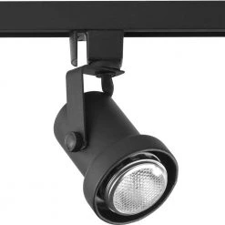 Alpha Trak Collection 1-Light Black Track Lighting Head by Progress Lighting
