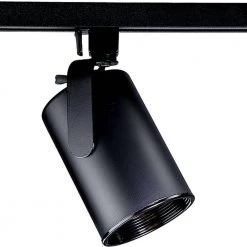 Alpha Trak Collection 1-Light Black Track Lighting Head by Progress Lighting